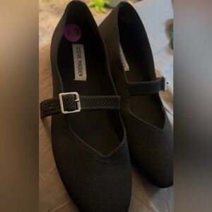 Steve Madden Black Mary Jane Flats